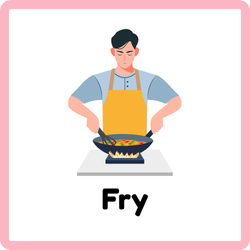 Fry | Kitchen Verbs