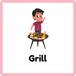 Grill | Kitchen Verbs
