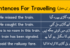 Sentences For Travelling with Urdu or Hindi Translation learn daily used English sentences for travelling with Urdu or Hindi translation for improving your English speaking skills.