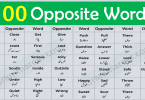 200 opposite words in English PDF, Opposite words in English, 100 Opposite words in English with PDF, Most commonly used opposite words in English
