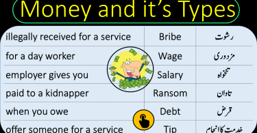 Common Types of Money in English with Urdu Meanings