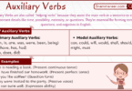 Auxiliary Verbs in English with Examples