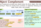 Object Complement in English