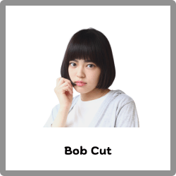 Classic bob cut women’s hairstyle chin-length