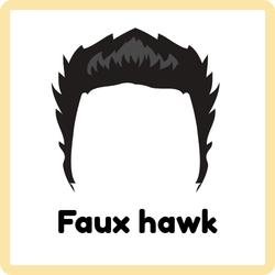 Faux Hawk hairstyle for men