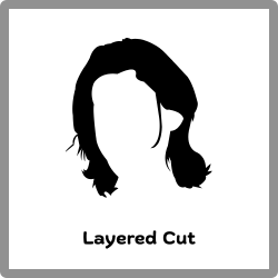 Layered Cut Women’s Haircut Style