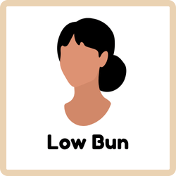 Low Bun hairstyle for formal and casual wear