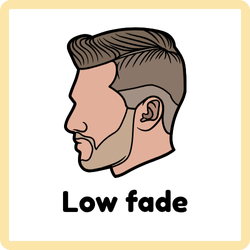 Low Fade hairstyle for men