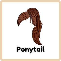 Ponytail hairstyle for women – tied back hair example
