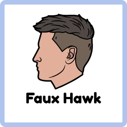 Faux Hawk - Haircut Names for Men