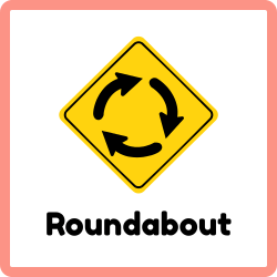 Roundabout - Road Signs Names