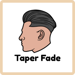 Men Haircut Taper Fade