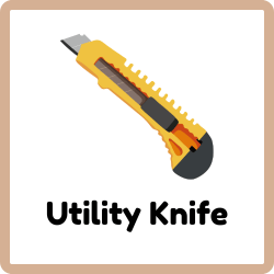 Utility Knife Often Used at Utility Stores