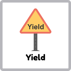 Yield - Road Signs Names